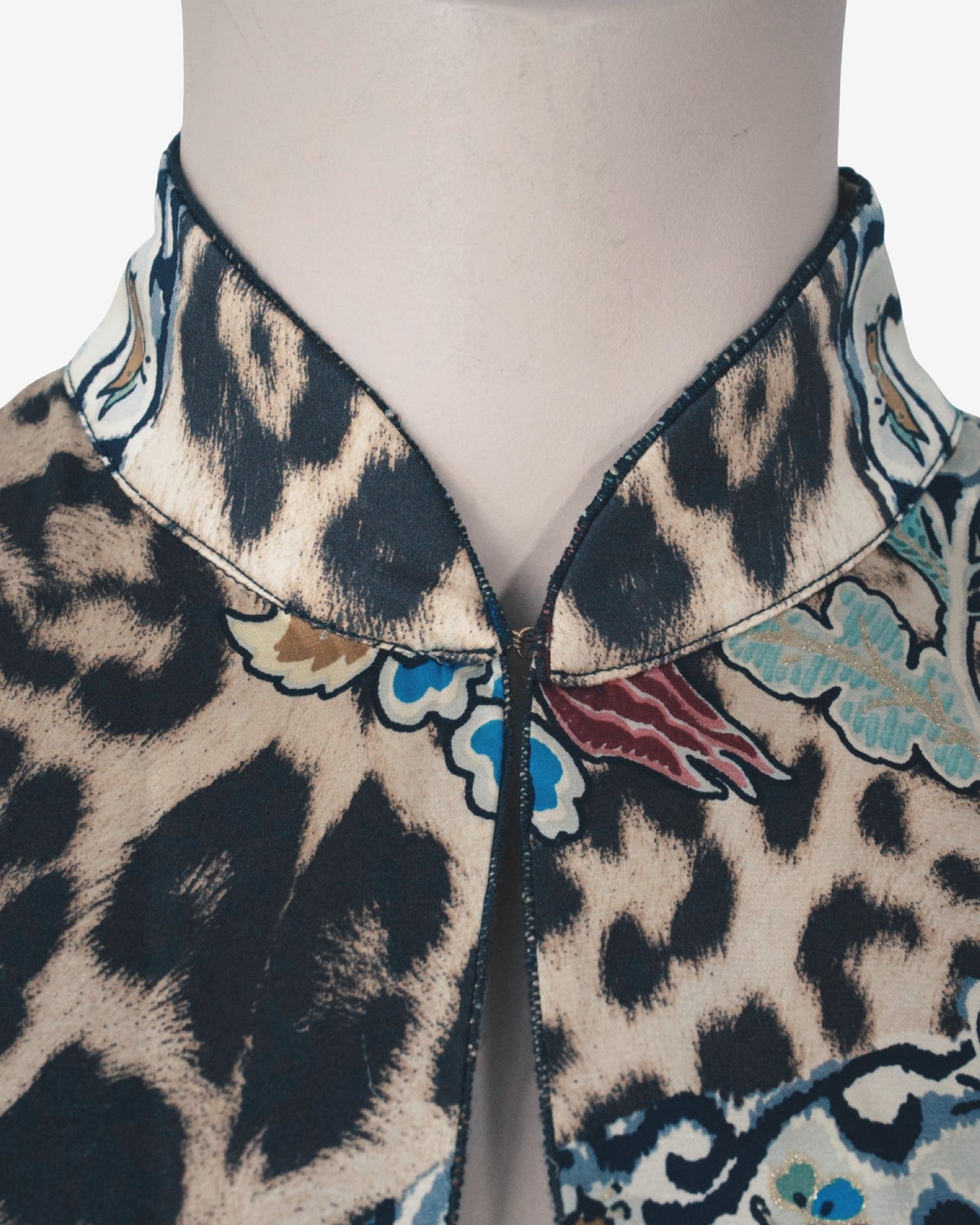 Roberto Cavalli - S/S 2003 Iconic Chinoiserie Silk Nacre Dress
