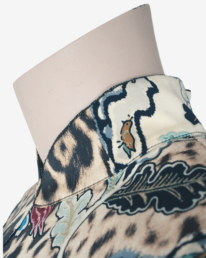 Roberto Cavalli - S/S 2003 Iconic Chinoiserie Silk Nacre Dress