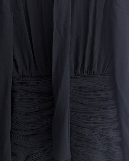 Saint Laurent F/W 2018 Black Dress by Anthony Vaccarello