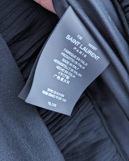 Saint Laurent F/W 2018 Black Dress by Anthony Vaccarello at SoirVintage
