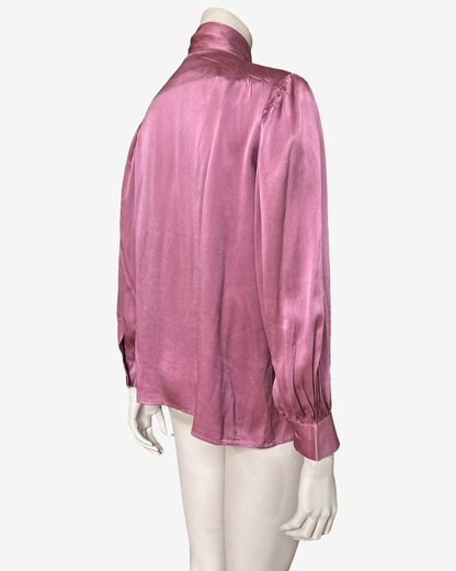 Saint Laurent Framboise Lavaliere shirt