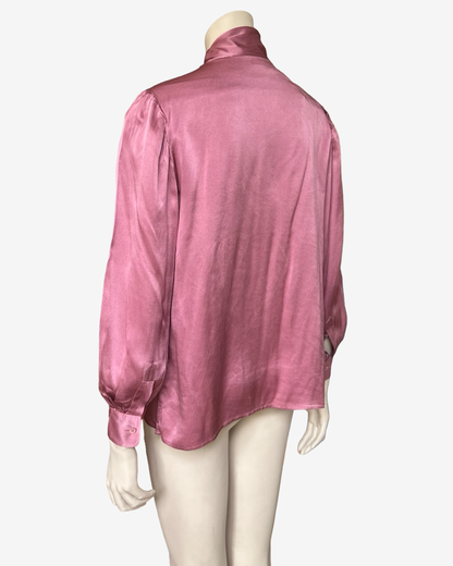 Saint Laurent Framboise Lavaliere shirt