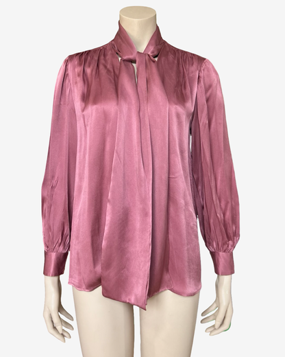Saint Laurent Framboise Lavaliere shirt