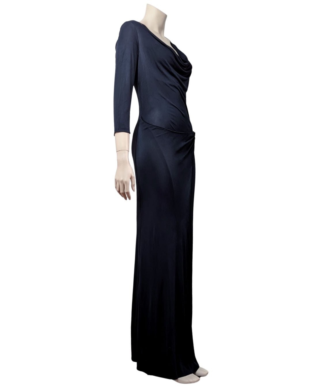 Versace Jeans Couture Asymmetric Maxi Dress at SoirVintage