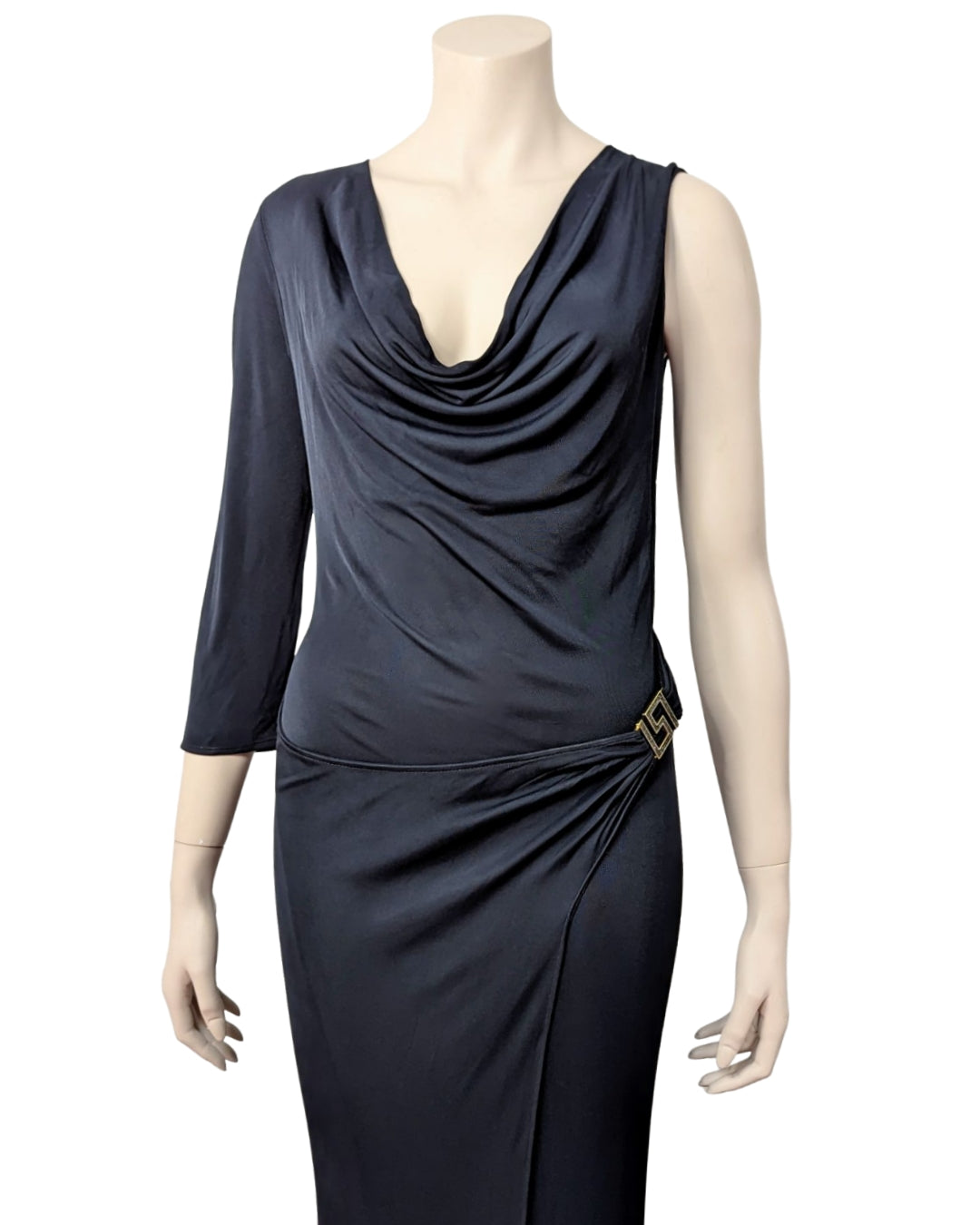 Versace Jeans Couture Asymmetric Maxi Dress at SoirVintage