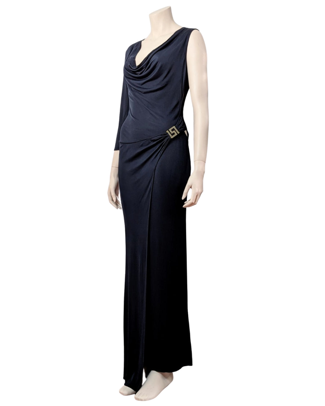 Versace Jeans Couture Asymmetric Maxi Dress at SoirVintage