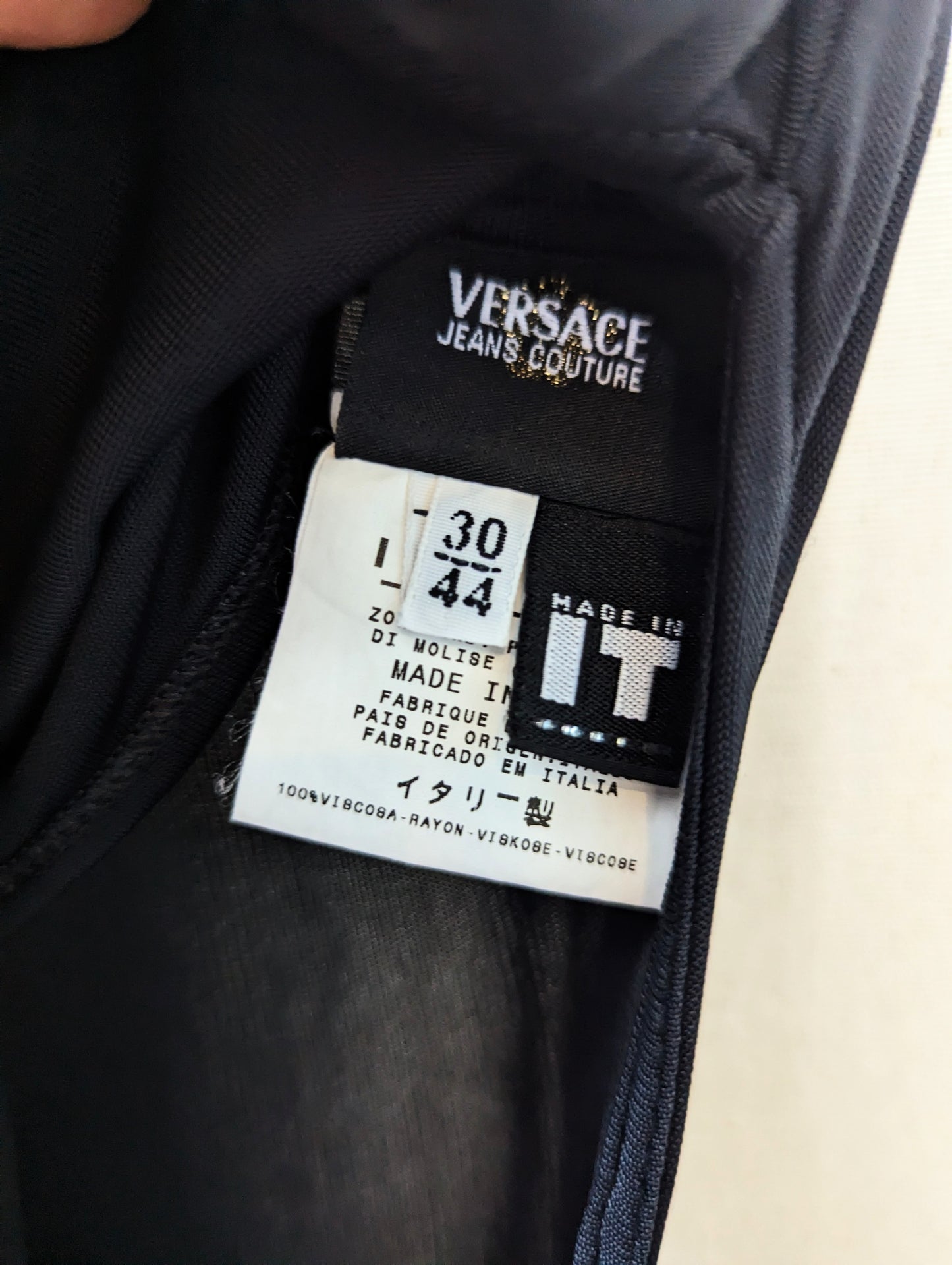 Versace Jeans Couture Asymmetric Maxi Dress