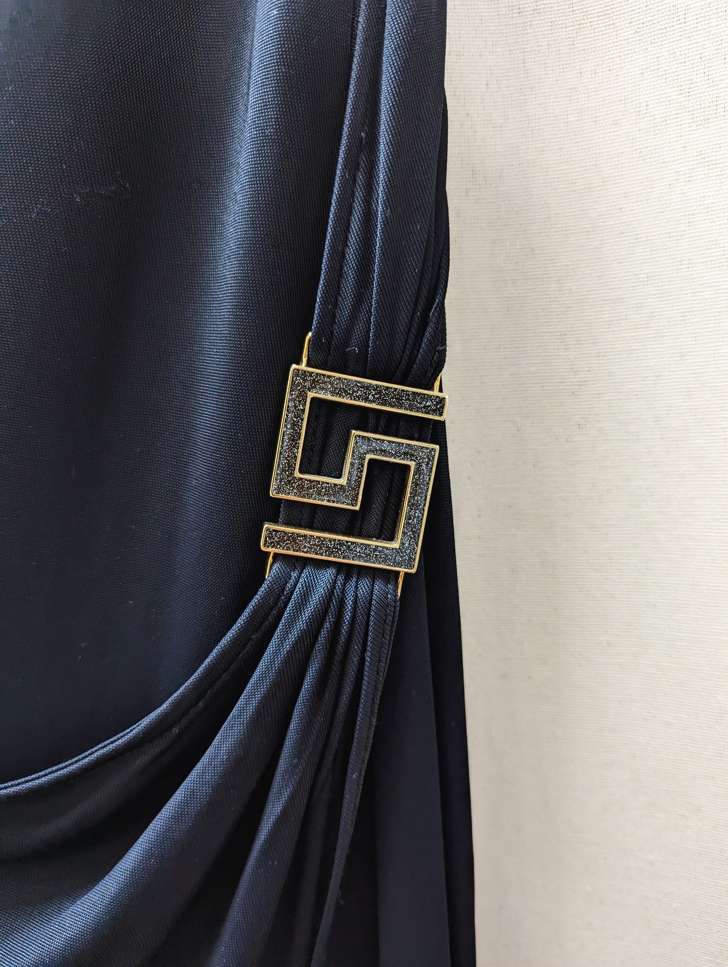 Versace Jeans Couture Asymmetric Maxi Dress