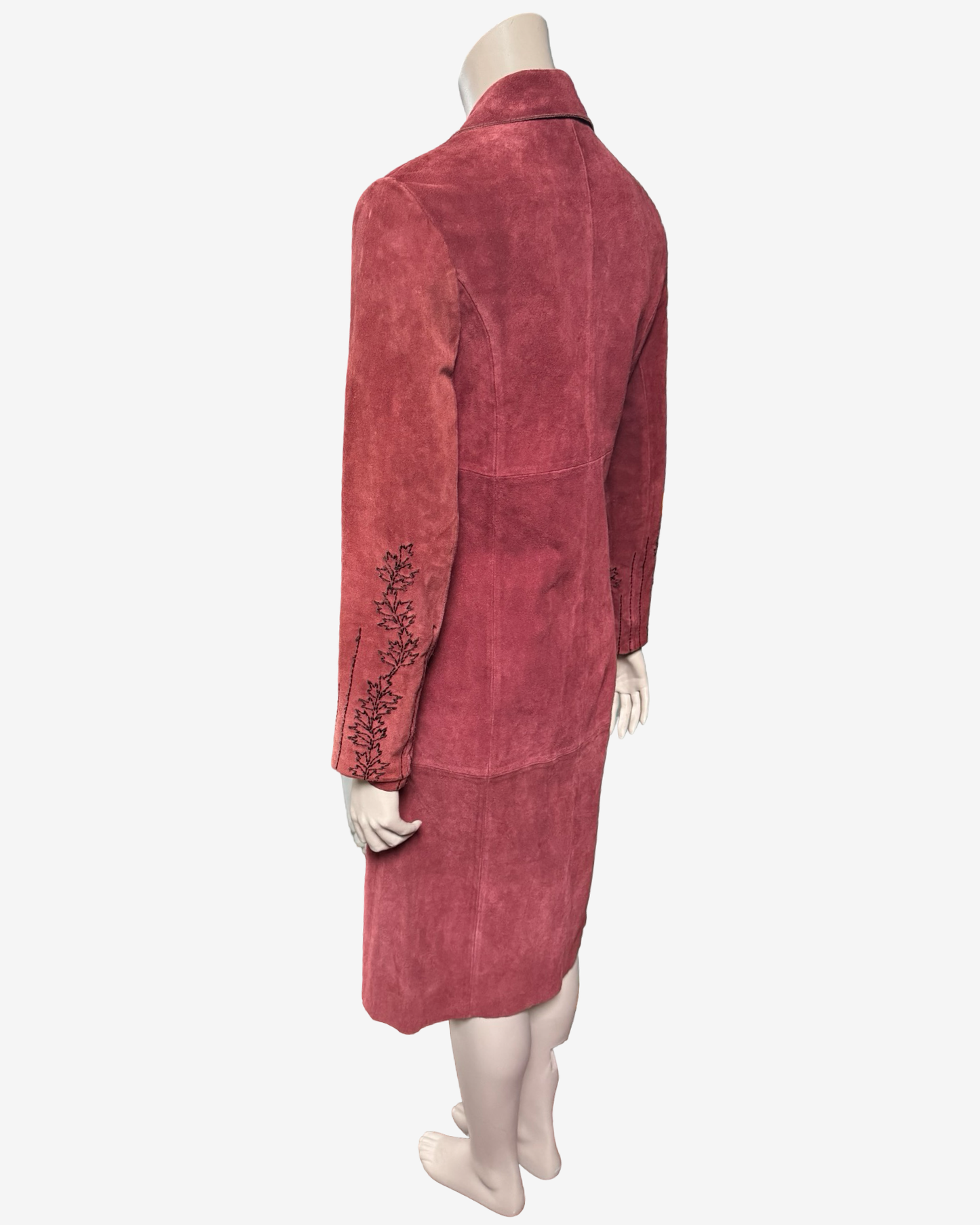 Vintage 70s Rosewood Suede leather Jacket