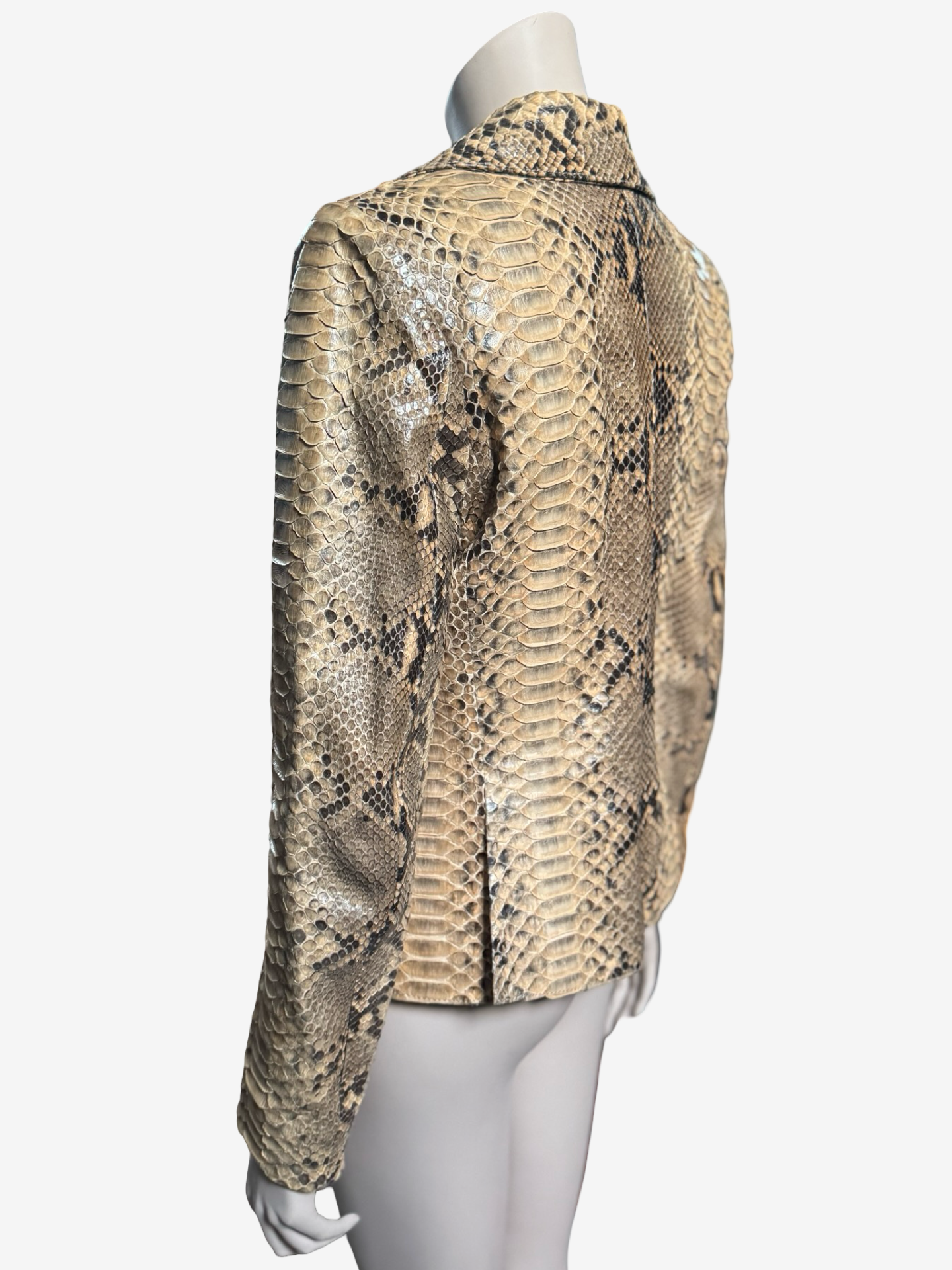 Vintage Python Leather Jacket