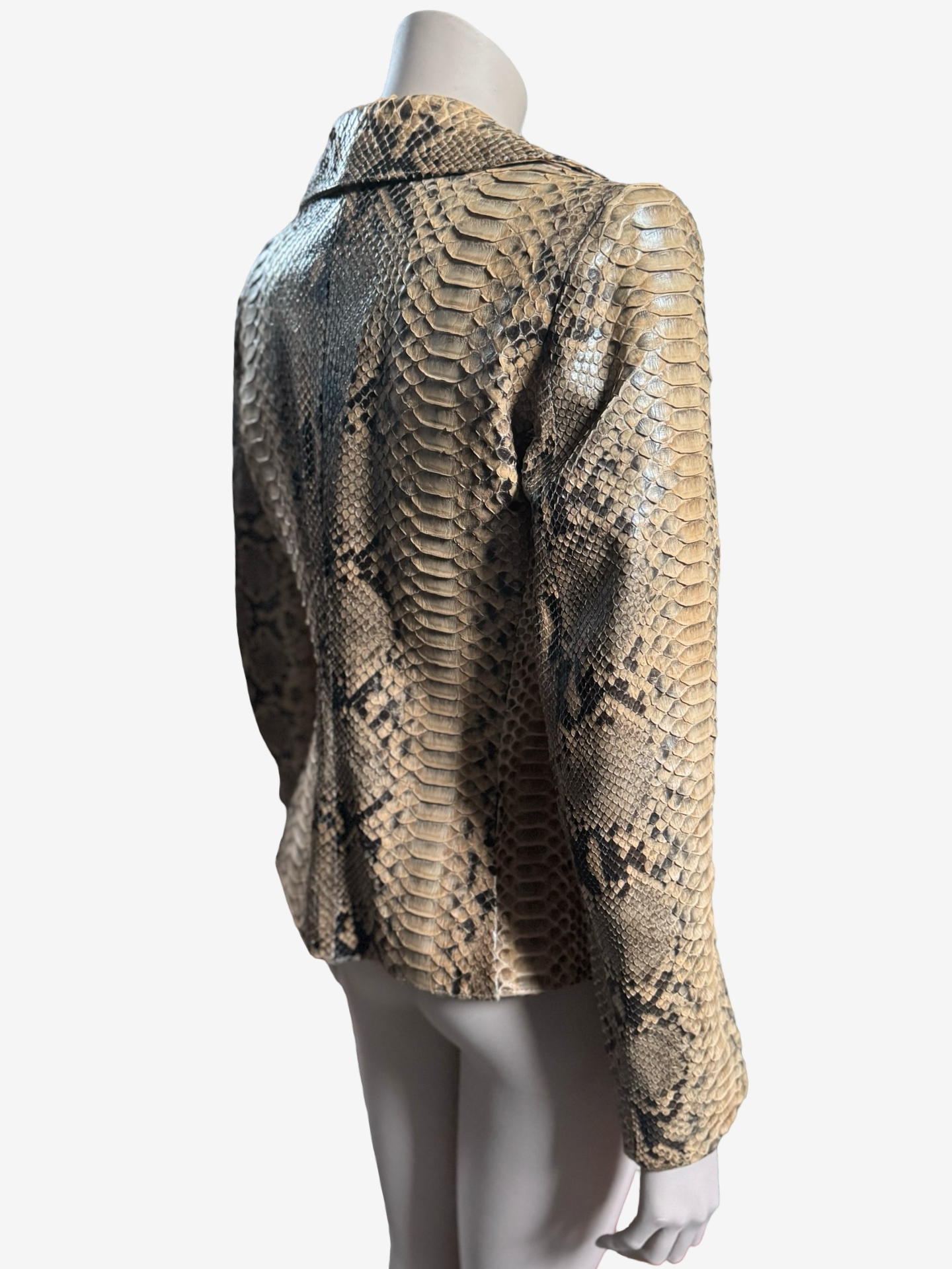 Vintage Python Leather Jacket