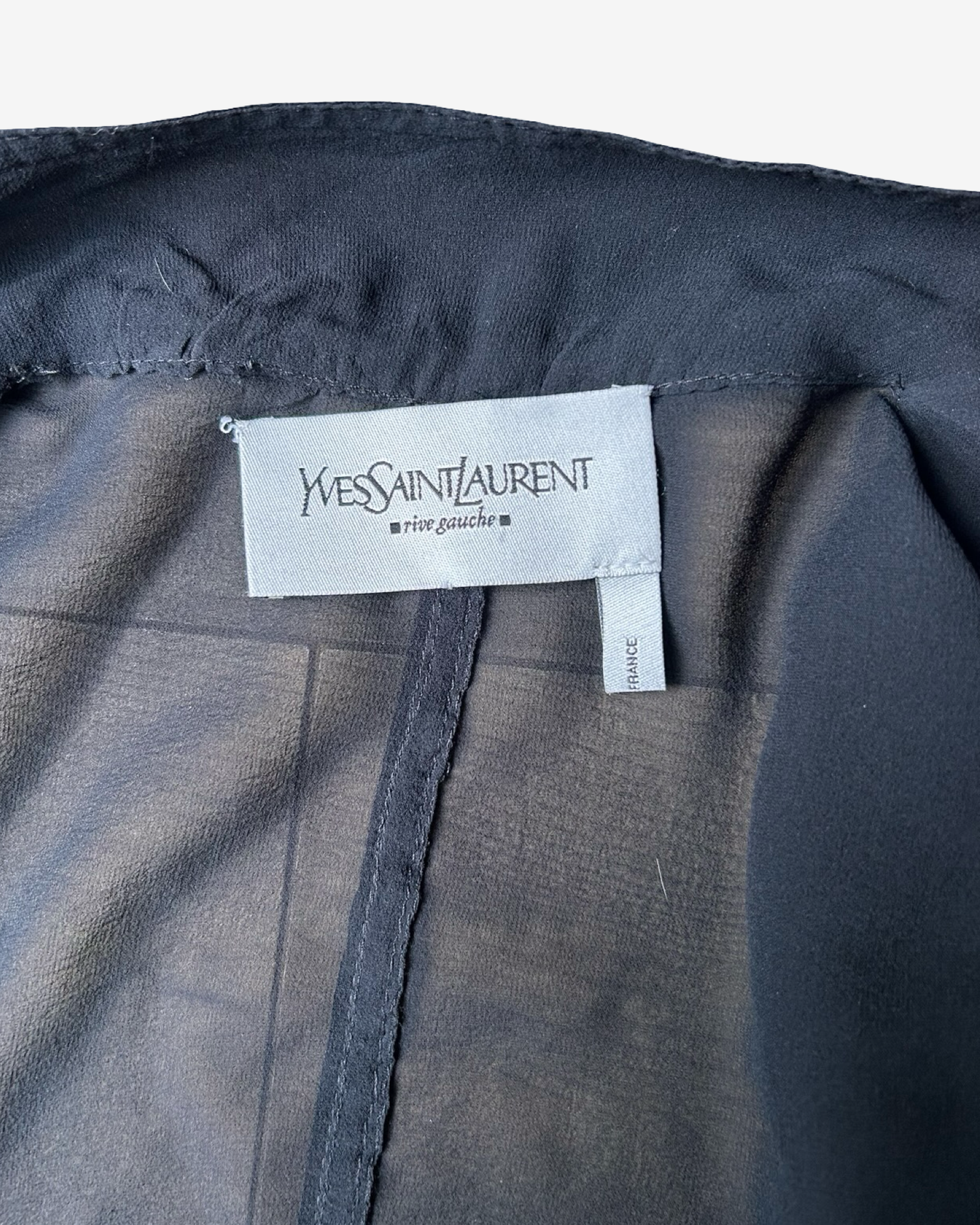 Yves Saint Laurent by Tom Ford 2004 silk zip jacket