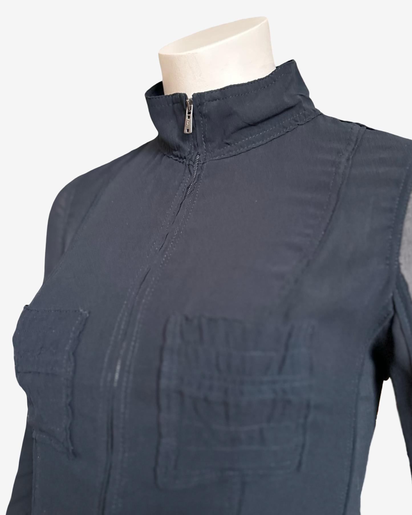 Yves Saint Laurent by Tom Ford 2004 silk zip jacket