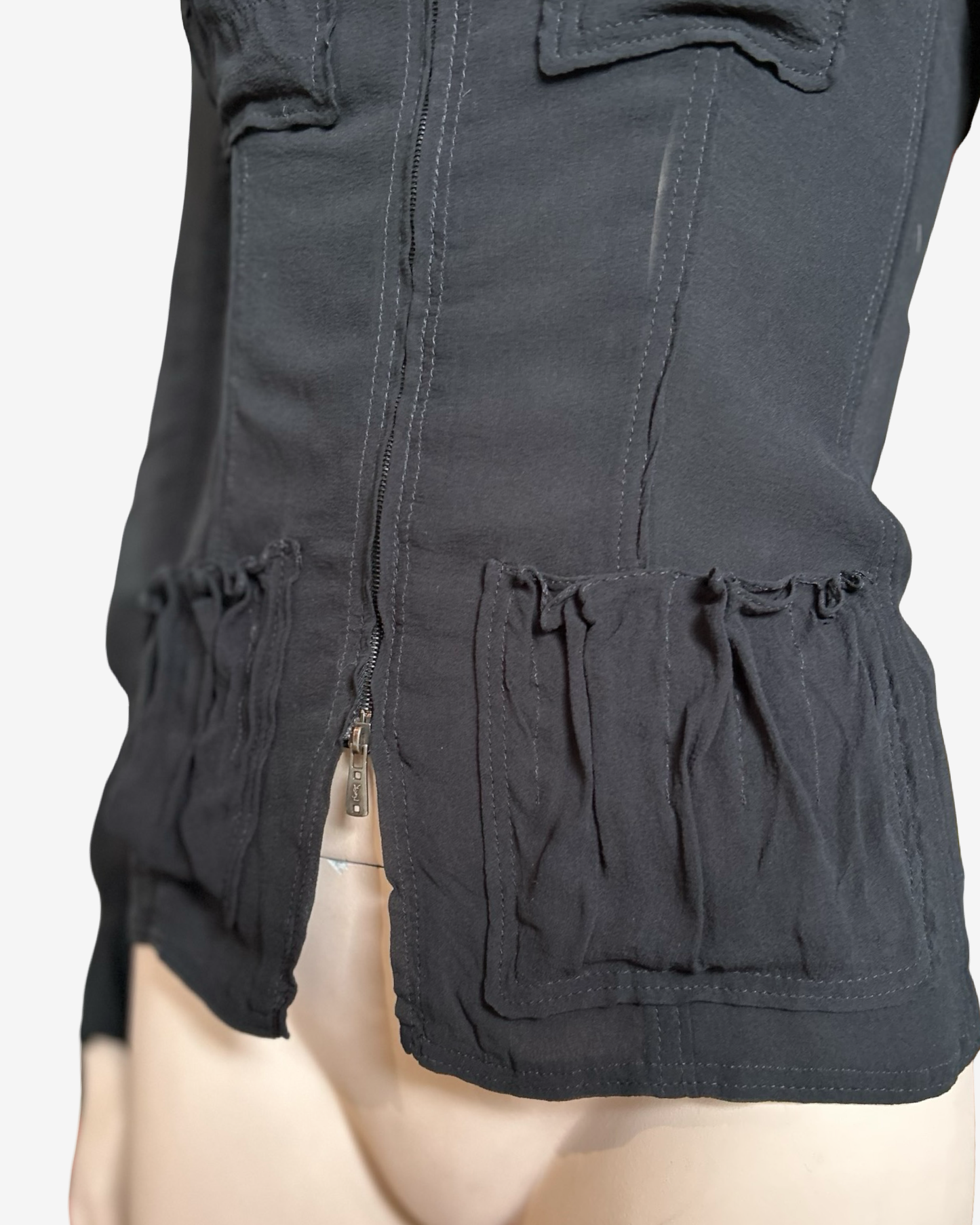 Yves Saint Laurent by Tom Ford 2004 silk zip jacket