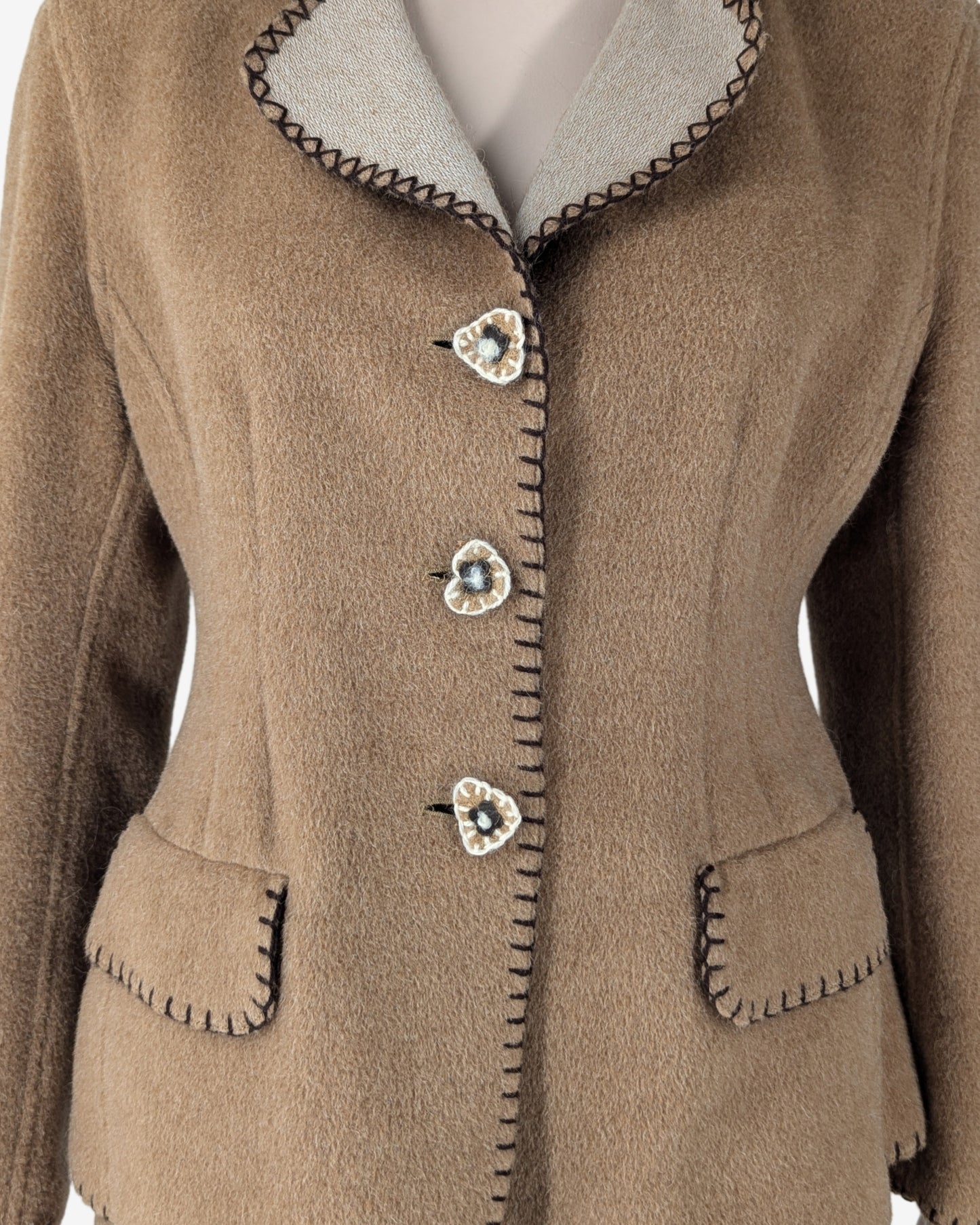 Moschino Couture Wool Skirt Suits