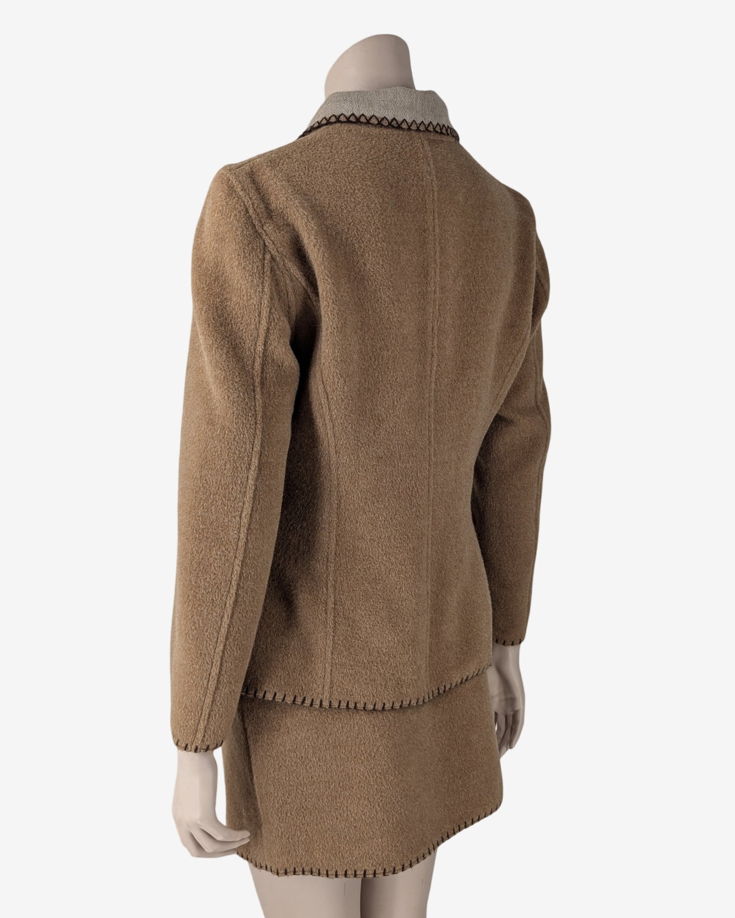 Moschino Couture Wool Skirt Suits