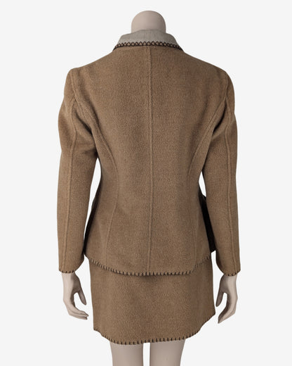 Moschino Couture Wool Skirt Suits
