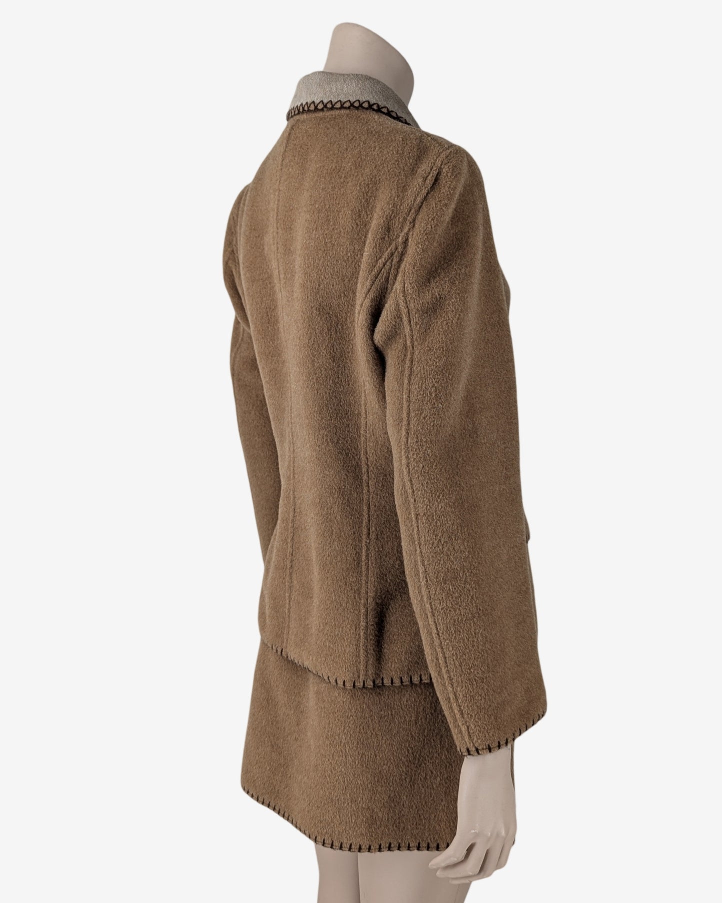 Moschino Couture Wool Skirt Suits