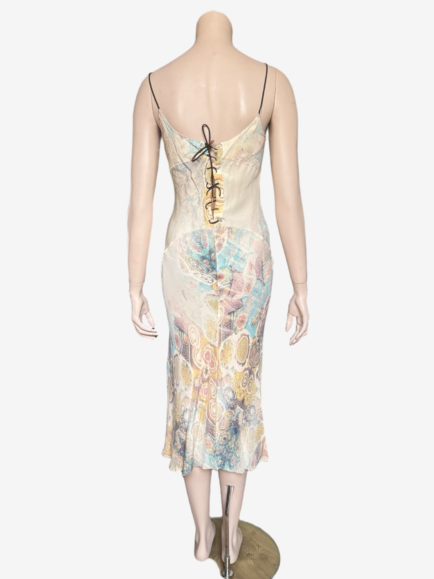 Roberto Cavalli S/S2002 Long Mermaid Silk Dress