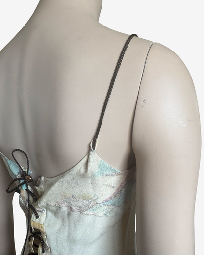 Roberto Cavalli S/S2002 Long Mermaid Silk Dress
