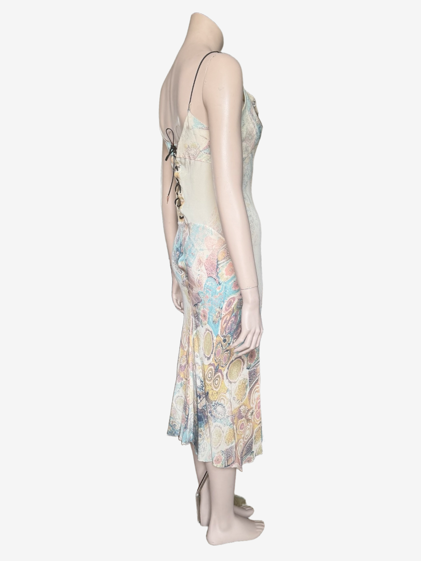 Roberto Cavalli S/S2002 Long Mermaid Silk Dress – SOIR
