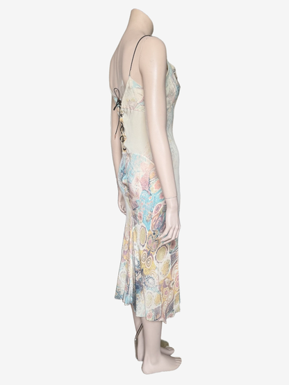 Roberto Cavalli S/S2002 Long Mermaid Silk Dress