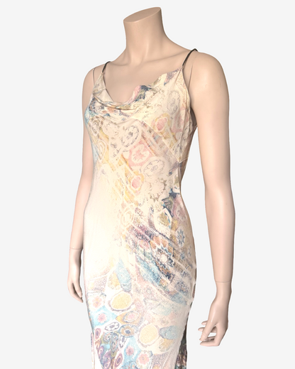 Roberto Cavalli S/S2002 Long Mermaid Silk Dress