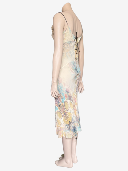 Roberto Cavalli S/S2002 Long Mermaid Silk Dress
